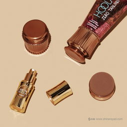 超炫古铜色Hoola护肤品化妆品包装设计与敷贴器创新